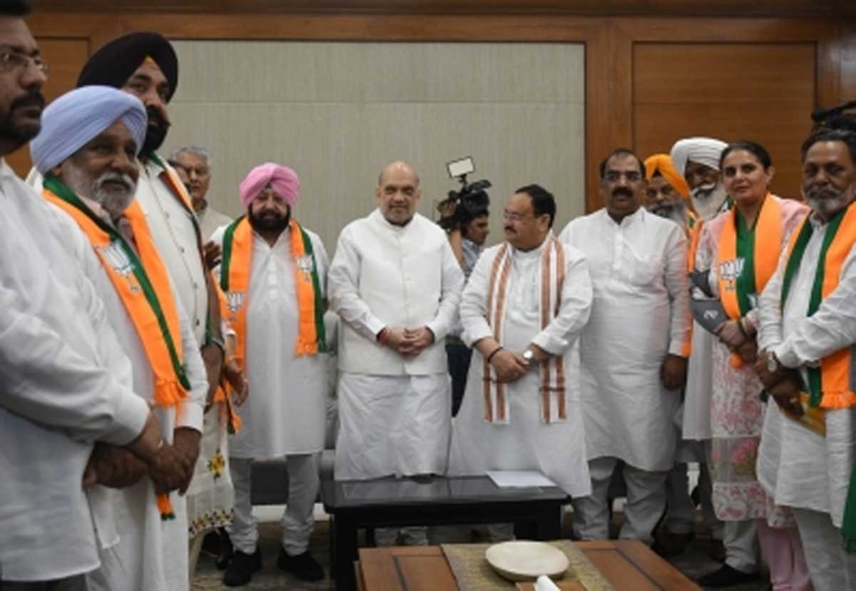 कैप्टन अमरिंदर सिंह का निर्णय प्रधानमंत्री के सुरक्षित, समृद्ध और सशक्त पंजाब के संकल्प को और अधिक बल देगा : अमित शाह